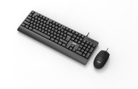 Acer OAK032 Ensemble clavier et souris de bureau filaire Repose-poignets étendu USB Étanche 104 touches Design ergonomique pour