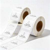 Étiquettes autocollantes imprimées en film PP mat blanc Haoxuan OEM pour ensemble de bougies multi-parfums, pour emballage de bougies assorties