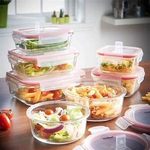 Linuo Manufacture Oem 12Pcs Food Storage Container Borosilicate Glass Lunch Box Set