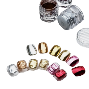 Polvo <span class=keywords><strong>de</strong></span> <span class=keywords><strong>Espejo</strong></span> Mágico Electrochapado <span class=keywords><strong>de</strong></span> Color Sólido SHENGHONG, Brillo Ultrafino Perlado para Decoración <span class=keywords><strong>de</strong></span> Uñas <span class=keywords><strong>con</strong></span> Patrón <span class=keywords><strong>de</strong></span> Mariposa - Product Image 2