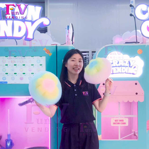 Máquina Expendedora de Algodón de Azúcar Downtown Plaza con Función de Autolimpieza, Alto Retorno de la Inversión, Gestión Remota, <span class=keywords><strong>Cambio</strong></span> de Monedas, Centros Comerciales - Product Image 3