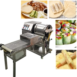 Logotipo Gratuito 	 Máquinas para hacer crepas y panqueques 	 Máquina para Hacer Roti Roomali 	 Máquina para hacer rollitos primaverales, mini tortillas <span class=keywords><strong>de</strong></span> maíz para empanadillas <span class=keywords><strong>de</strong></span> pato asado - Product Image 3