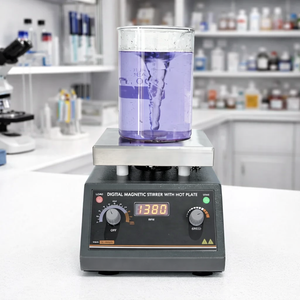 Agitateur magnétique numérique MAYALAB MDMS54 avec plaque chauffante, 1380 tr/min, température 350°C, puissance 2kW, équipement de laboratoire pour le mélange et le chauffage chimiques - Product Image 3