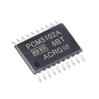 PCM5102 PCM5102A PCM5102APWR PCM 5101A 5100A 5102A TSSOP-20 SMD APWA Audio Analog ke Digital Converter IC Chip