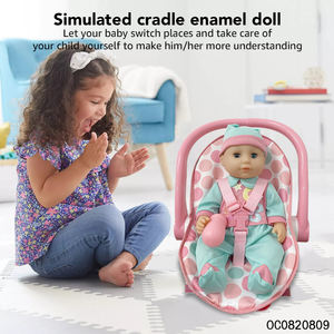 <span class=keywords><strong>Muñecas</strong></span> <span class=keywords><strong>de</strong></span> bebé <span class=keywords><strong>de</strong></span> silicona <span class=keywords><strong>de</strong></span> cuerpo completo <span class=keywords><strong>de</strong></span> 14 pulgadas, <span class=keywords><strong>baratas</strong></span>, con cuna que se puede alimentar con una botella - Product Image 2