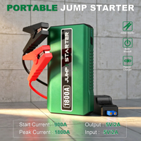 1800A 12V 24V Jump Starter Portabel untuk Mobil dan Truk, Power Bank All-in-One, Kit Penguat Baterai untuk Kendaraan Bermesin Diesel