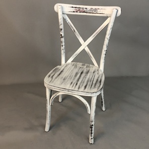 ठोस ओक प्राचीन Crossback खेत कुर्सी - Product Image 3