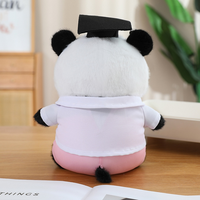 Nouvel Arrivage : Panda en Peluche Douteur de Diplôme, Cadeau Scolaire pour Collège, Panda de Remise de Diplôme Doux avec T-shirt