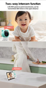Monitores Inteligentes para Bebés Tuya con Audio Bidireccional, Alarma Sonora Inteligente, Monitoreo Remoto, Recordatorio de Alimentación, Detección de Temperatura - Product Image 4