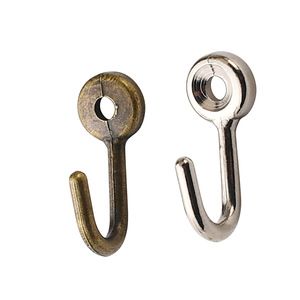 Eye Slip Hook Zinc Alloy Antique Bronze Silver Mini <b>Drawer</b> Hooks For Ornaments Jewelry Boxes <b>Small</b> Accessories - Product Image 5