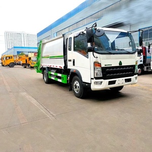 รถบรรทุกอัดขยะ Sinotruk HOWO 4X2 7-9CBM ประสิทธิภาพสูง สำหรับงานสุขาภิบาลเทศบาลและการกำจัดขยะประจำวัน - Product Image 2
