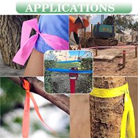 Ruban de marquage non adhésif en promotion, ruban de signalisation coloré pour géomètres, marqueurs d'arbres, marqueurs de sentiers, travaux de construction et d'arpentage