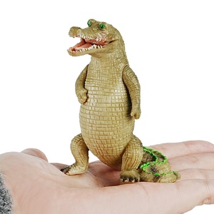 Modelos de animales salvajes de plástico realista, juguetes educativos cognitivos para niños y niñas, cocodrilo y cocodrilo del Nilo para niños - Product Image 4