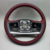 Volant en cuir personnalisé de qualité supérieure avec fibre de carbone pour Land Rover Range Rover Defender Discovery |   Style sportif de luxe