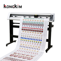 Plotter de corte de papel de tarjeta de contorno completamente automático de 5,2 pulgadas y 160cm de KONGKIM para pegatina de vinilo, gran oferta