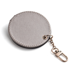 Custom Logo Black Small Round Creative Cosmetic Mirror Single Side <b>Pocket</b> Compact Mirror - Product Image 3