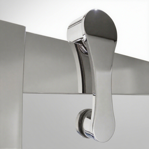 America Hospital Écran de douche de salle de bain Chrome Straight Tempered Glass <span class=keywords><strong>Shower</strong></span> Room Bypass Sliding Bathroom <span class=keywords><strong>Shower</strong></span> Door - Product Image 5