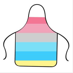 Designed for Genderflux <strong>Pride</strong> Apron Reusable Polyester Fan Gift for Home <strong>Kitchen</strong> Cleaning Unique Kit - Product Image 1