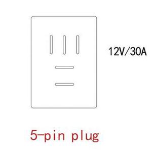 4 pines 5 pines 30A relé de coche bomba de aceite luz antiniebla relé 12V/24V serie violeta relé <span class=keywords><strong>automotriz</strong></span> <span class=keywords><strong>aire</strong></span> <span class=keywords><strong>acondicionado</strong></span> impermeable - Product Image 4