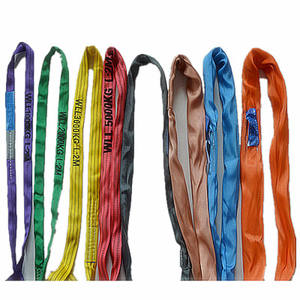 TIANMA Patrón Redondo Levantamiento Poliéster Web Sling Eslingas De Carga - Product Image 1