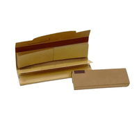 Papier à rouler personnalisé en cône, gomme arabique naturelle, papier à rouler en chanvre, format Kingsize, papier à fumer biologique