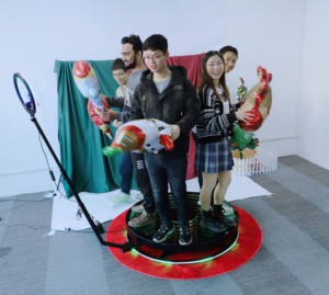 Фотобудка «Абисс» 115 см с обзором 360 градусов и RGB-подсветкой — идеально для создания ярких визуальных эффектов на вечеринках и свадьбах - Product Image 5