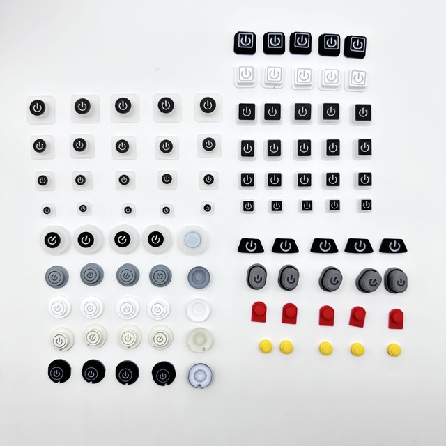Customized Touch Rubber Parts Car Remote Single Button Silicone Rubber  Button
