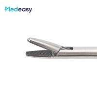 Medeasy Laparoscopic Instruments Needle Holder Forceps O Type Handle Reusable Medical Stainless Steel Laparoscopic Needle Holder