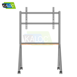 कलक ए 86 65 '-86' इंच मोबाइल टीवी कार्ट समायोज्य ऑडियो सिस्टम ट्रे धारक प्रस्तुति के साथ स्टील टिकाऊ टीवी स्टैंड - Product Image 3