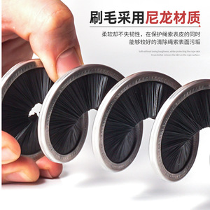 Brosse de nettoyage pour corde d'escalade Kanle en acier inoxydable 8-13 mm, outil de nettoyage pour l'escalade en plein air - Product Image 2