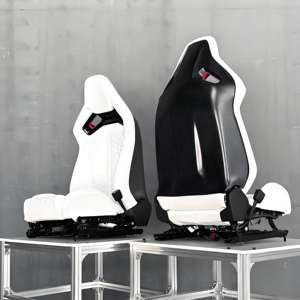 Sedile Sportivo di Lusso per Auto con Pannello in Fibra di Carbonio Personalizzato e Rivestimento in Pelle, <span class=keywords><strong>Sedili</strong></span> a Guscio RS Aggiornati per <span class=keywords><strong>Audi</strong></span> <span class=keywords><strong>A3</strong></span> A4 A5 A6 A7 Q3 Q5 Q7 Q8 - Product Image 3