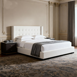 Chambre à coucher lit cinq étoiles moderne pour hôtel Ensemble de meubles de chambre à coucher confortables Villa <span class=keywords><strong>Bedroom</strong></span> Bed <span class=keywords><strong>Luxury</strong></span> Resort <span class=keywords><strong>Bedroom</strong></span> Furniture Set - Product Image 2