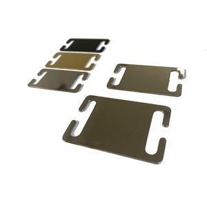 Tùy chỉnh màu đen thép không gỉ Pet nhận dạng <span class=keywords><strong>tag</strong></span> trượt uốn cong thẻ Laser đánh dấu biểu tượng thư hình Đánh Bóng động vật Pet ID <span class=keywords><strong>tag</strong></span> - Product Image 2