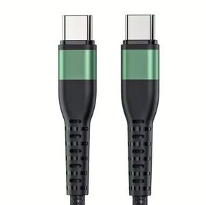 Nylon Charging Cable Fully Compatible Type <b>C</b>-<b>USB</b> Cable 60W Phone Braided Type <b>C</b> Cables for Iphone for For Samsung for Xiaomi - Product Image 1
