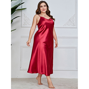 Abito da <span class=keywords><strong>notte</strong></span> in poliestere taglie forti da donna abbigliamento da <span class=keywords><strong>notte</strong></span> estivo/autunno/primavera più venduto <span class=keywords><strong>per</strong></span> notti confortevoli - Product Image 1