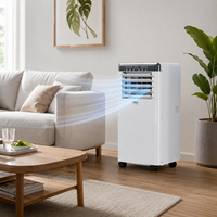 Climatiseur portable électrique 7000 BTU, refroidissement uniquement, contrôle Wi-Fi, déshumidification puissante, unité de climatisation compacte pour la maison et le bureau