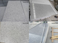 Pas cher Chinois Gris Blanc G603 Carreaux de granit naturel Escaliers Pavé extérieur