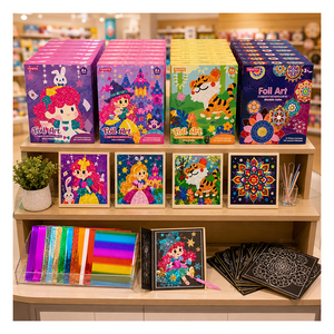 Color Matching Shiny Art Project Preschool Learners With Peelable Designs Decorative <b>Stickers</b> <b>Sheets</b> And Displayable Result - Product Image 6