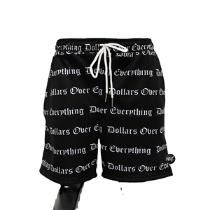 Pantalones cortos deportivos de algodón para hombre a la moda de alta calidad retro de cintura media elástica de peso pesado de algodón teñido lavado personalizado al por mayor - Product Image 1