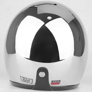 Casque ouvert unisexe DOT 3/4, nouveau casque de moto en ABS chromé ou électroplaqué pour toutes les saisons - Product Image 5