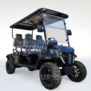 Voiturette de golf vintage 4 places pour parcs et attractions touristiques - Product Image 6