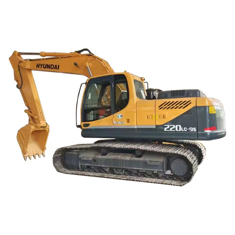 Used Hyundai 220 Excavator Korea Earth-mpving Machinery Cheap Used 220LC-9S Excavator