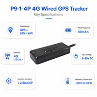 Traceur GPS 4G filaire pour véhicule, localisateur de voiture, suivi en temps réel GPS BDS LBS, coupure de carburant à distance, alertes multiples, gestionnaire de flotte