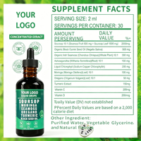 Extrait de Graviola Amère en Gouttes Liquides Orales – Mélange Botanique pour le Bien-être et le Soutien Immunitaire – Formule Végétalienne Sans OGM