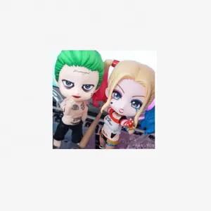 Netter Ton Mann Suicide Squad 671 # Clown 672 # Harley Quinn PVC Action figuren Gesicht ändern Puppe Battle Kleid Modell Spielzeug Geschenk