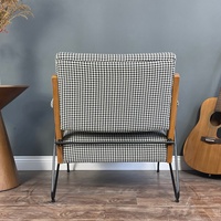 Fauteuil de salon moderne en métal à siège unique, style écossais, pour intérieur, confortable et relaxant