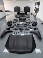 Kit carrosserie de production neuve 2025 pour GL X166 2013-2019, mise à niveau vers le style Maybach GLS X167 2025, pare-chocs, phares LED, capot