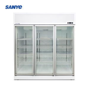 Ticari cam kapi dik buzdolabı dikey içme şişesi ekran soğutucu - Product Image 4