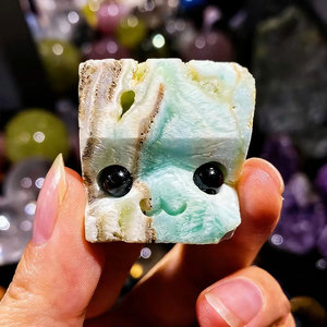 Factory Price Hand Carved Hemimorphite Stone Crafts Natural Quartz Animal <b>Crystal</b> <b>Cluster</b> Hedgehog for <b>Crystal</b> Decoration - Product Image 4