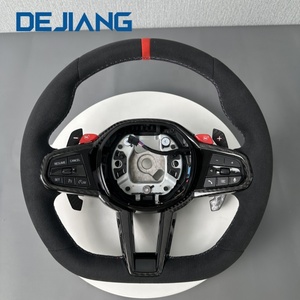 Volante Personalizzato in Alcantara per <span class=keywords><strong>Interni</strong></span> <span class=keywords><strong>Auto</strong></span>, Adatto per BMW CS F90 G20 G22 G30 G80 G11 G06 G38 G42 G22 G80 - Product Image 4